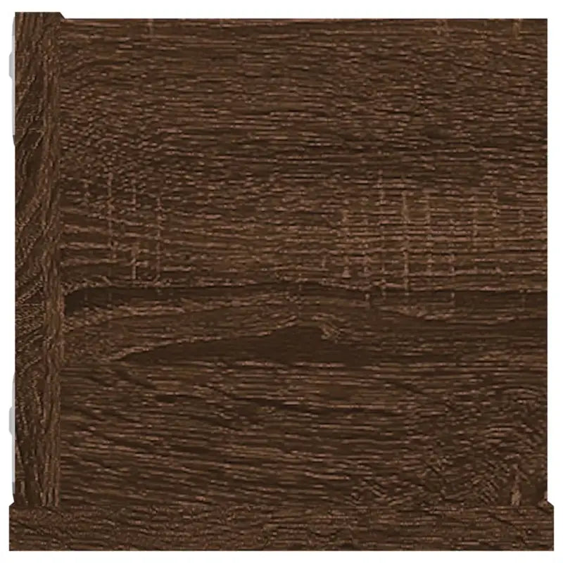 Wandplanken voor bewerkt hout opslag van cd’s en dvd’s - bruin eikenkleur / 1 - Wandplanken
