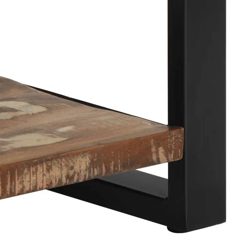 Wandtafel van massief gerecycled hout voor praktische opbergruimte - Consoletafels