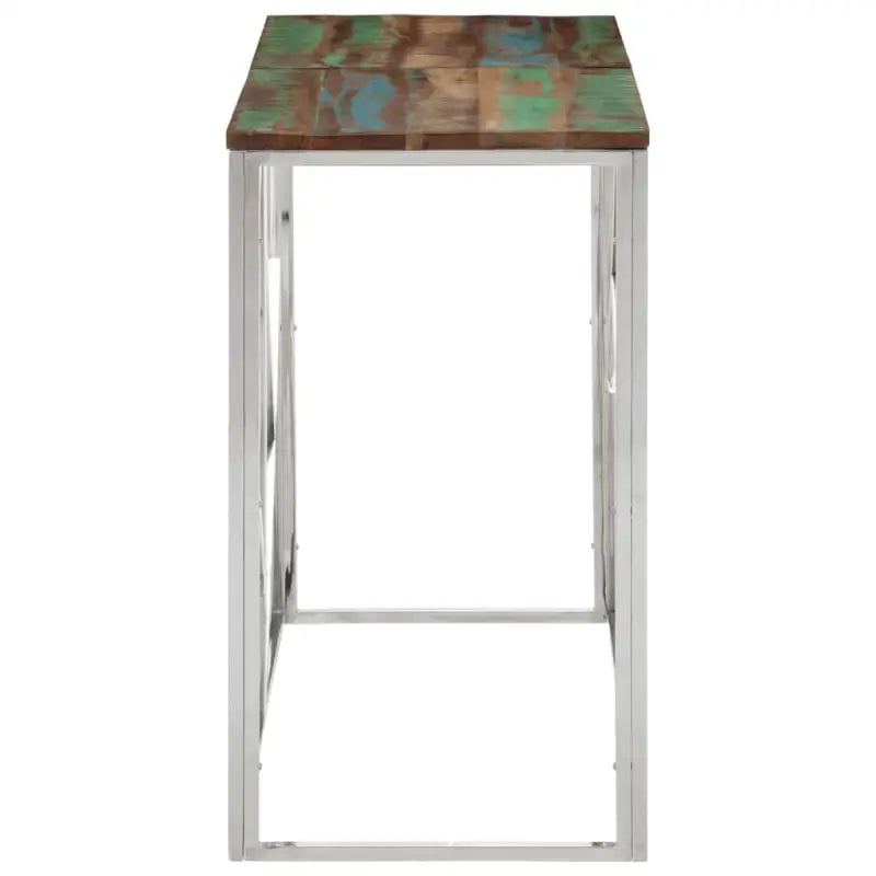 Wandtafel van massief gerecycled hout voor stijlvolle en duurzame decoratie - Bijzettafels