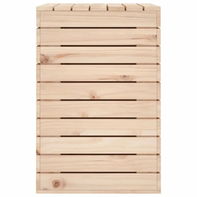 Wasmand biedt stijlvolle opbergruimte van massief grenenhout - Naturel / 88.5 x 44 x 66 cm / 1 - Wasmanden