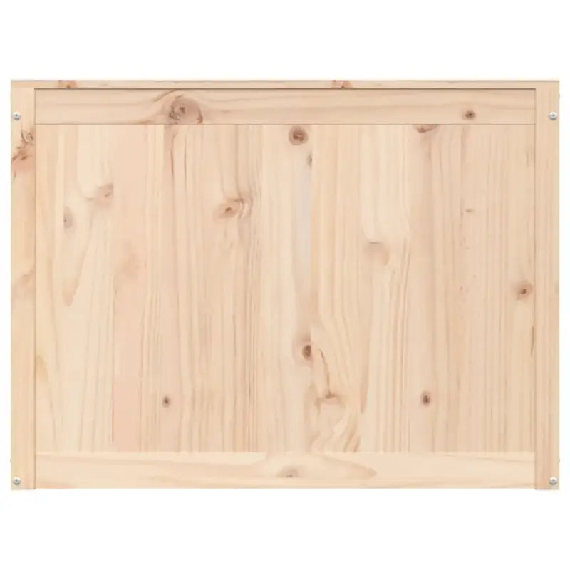 Wasmand van massief grenenhout met hydraulische gaslift voor badkamer - Naturel / 88.5 x 44 x 66 cm / 1 - Wasmanden