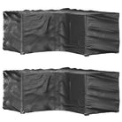 Waterbestendige tuinmeubelhoezen voor rattan sets - 215 x 215 x 90 cm / 2 - Tuinmeubelhoezen