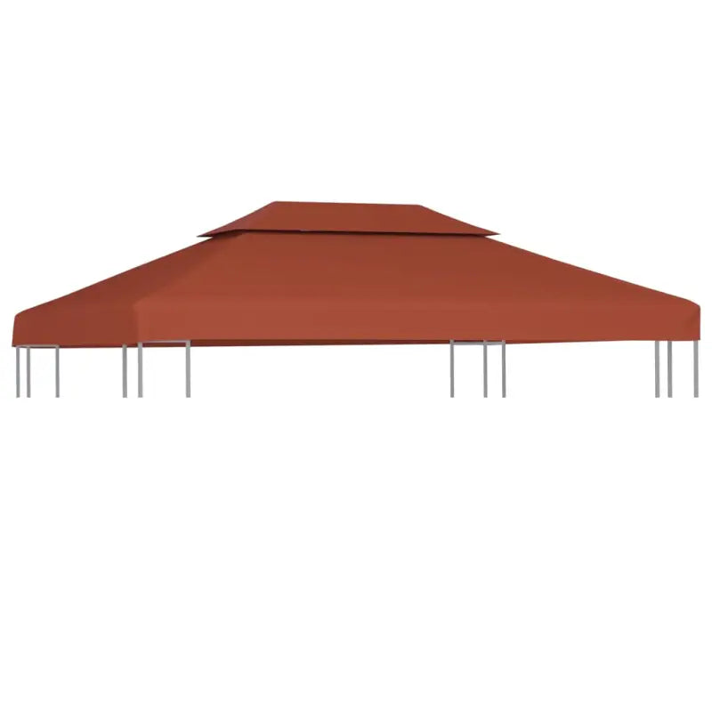 Waterdichte doeken voor partytenten en prieeltjes - Terracotta / 3 x 4 m / 1 - Doeken voor partytenten & prieeltjes