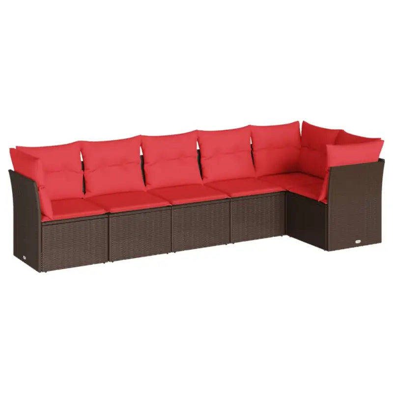 Waterdichte tas en poly rattan loungeset met gepoedercoat staal afmetingen - Tuinsets