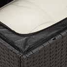 Waterdichte tas voor zwarte loungeset met gepoedercoat staal - Tuinsets