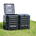 Weerbestendige compostbak voor tuin en keukenafval - 1600 l / 1 - Compostbakken