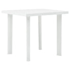 Weerbestendige Tuin Tafel van Duurzaam Kunststof - Wit / 1 - Tuintafels