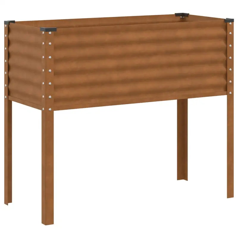Weervast staal plantenbak voor tuin balkon en terras decoratie - Bloempotten & plantenbakken