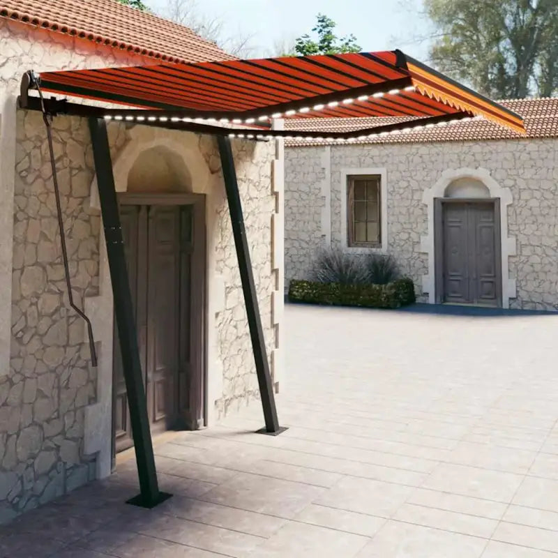 Wees voorzichtig met de buitenluifel van gepoedercoat aluminium - Multikleur / 3.5 x 2.5 m / 1 - Zonwering