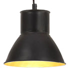 Witte coating hanglamp met lengte van 142 cm voor woonkamer en keuken - Zwart / Ø 17 cm / 1 - Lampen