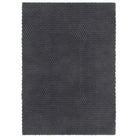 Zacht katoenen vloerkleed voor een warm en beschermd interieur - Antraciet / 160 x 230 cm - Vloerkleden