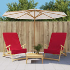 Zachte en comfortabele strandhanddoek voor strand en vakantie - Rood / 60 x 135 cm / 2 - Strandlakens
