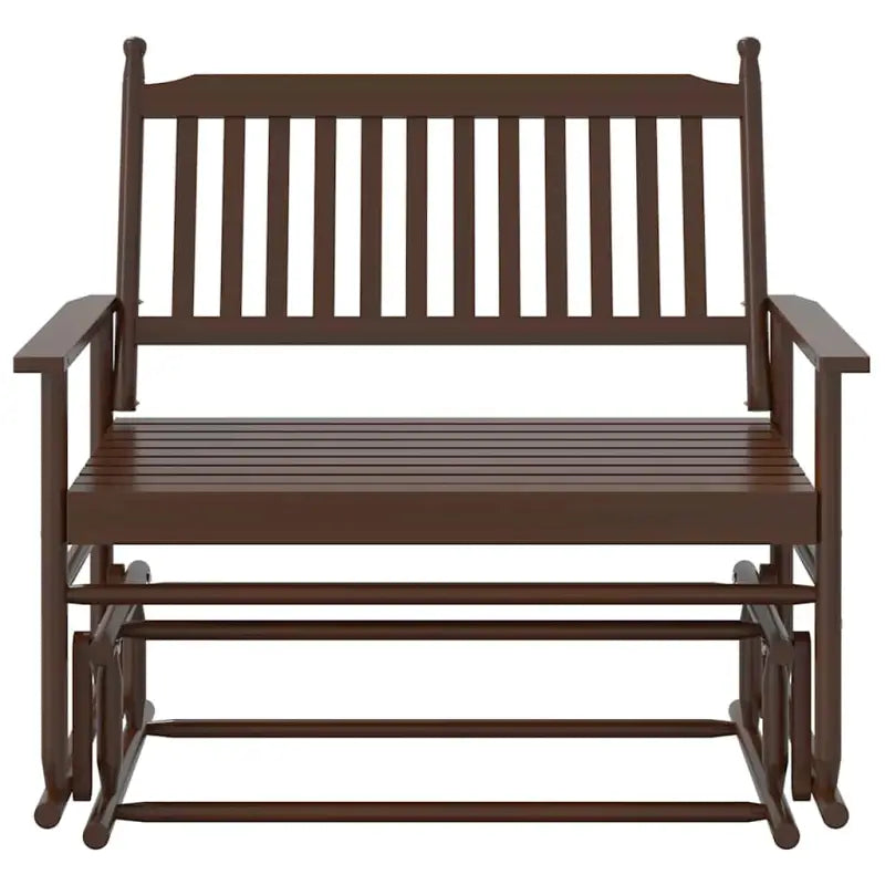 Zachte schommelbeweging bank van massief populierenhout voor ontspanning - Schommelstoelen