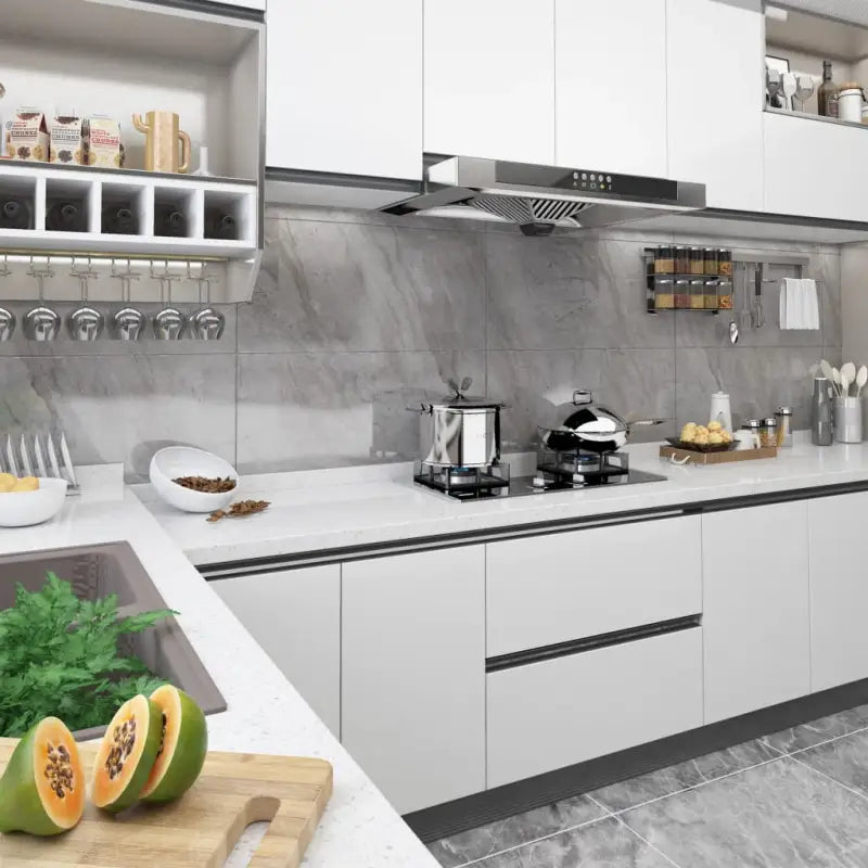 Zelfklevende meubelfolie voor een frisse look in je interieur - Wit / 1 - Ruitenfolie