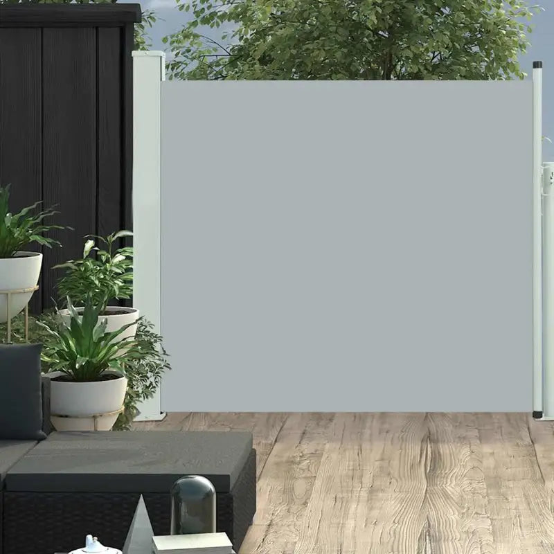 Zijdelings Parasol voor Privacy en Bescherming op Terras of Balkon - Grijs / 100 x 300 cm / 1 - Parasols