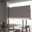 Zijdescherm voor terras en balkon met zon- en windbescherming - Grijs / 120 x 300 cm / 1 - Parasols en zonneschermen