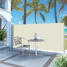 Zijscherm voor privacy en bescherming op terras en balkon - Crème / 140 x 300 cm / 1 - Parasols en zonneschermen