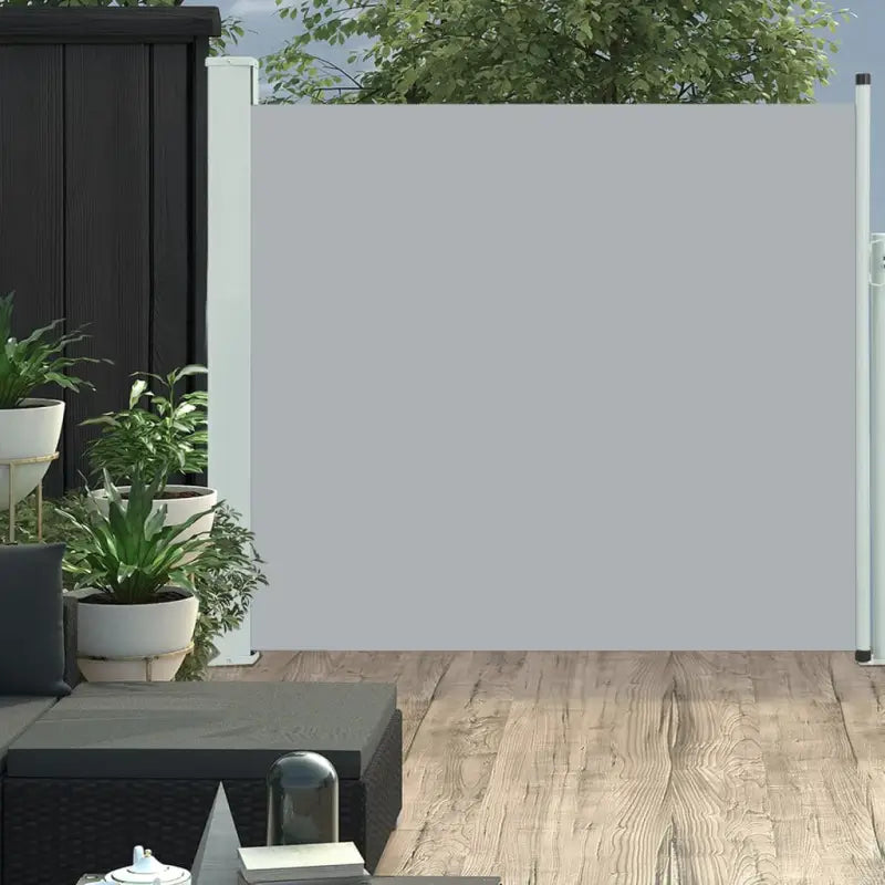 Zijscherm voor terras en balkon met privacy en windbescherming - Grijs / 170 x 300 cm / 1 - Parasols en zonneschermen