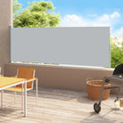 Zijscherm voor terras en balkon met privacy en windbescherming - Grijs / 180 x 500 cm / 1 - Parasols en zonneschermen