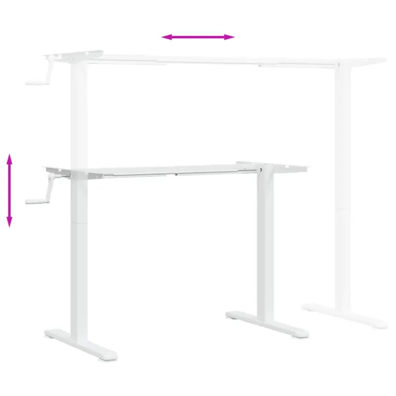 Zit-sta bureauframe voor een elegante en stabiele werkplek - Bureaus