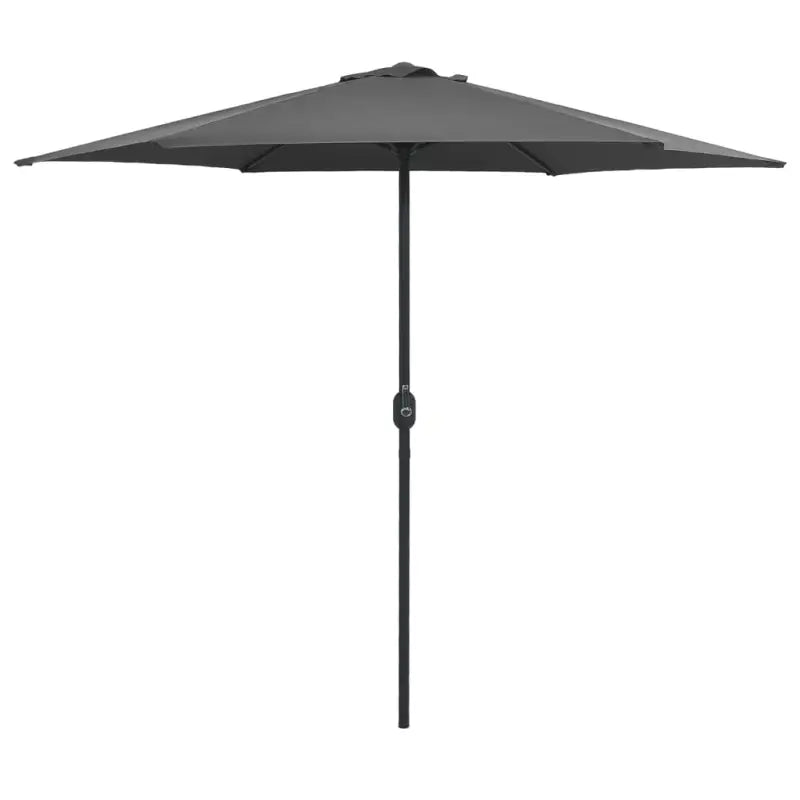 Zonneparasols met aluminium paal geschikt voor zware regenval - Antraciet / 1 - Parasols en zonneschermen