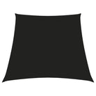 Zonnescherm van pu-gecoat oxford stof voor tuin en terras - Zwart / 2/4 x 3 m / 1 - Parasols en zonneschermen