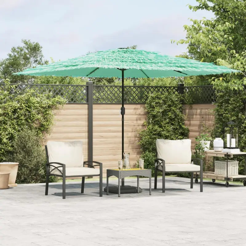 Zonnescherm voor schaduw en uv-bescherming - Groen / 290 x 290 x 238 cm / 1 - Parasols en zonneschermen