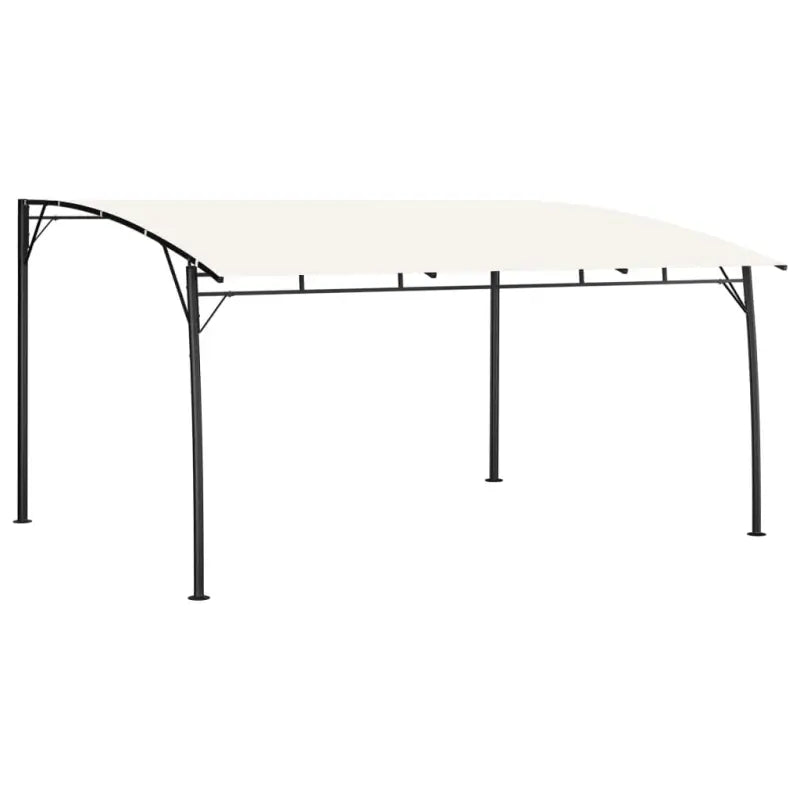 Zonnewiezel voor tuinfeest met stevig metalen frame - Crème / 4 x 3 x 2.55 m / 1 - Partytenten & prieëlen