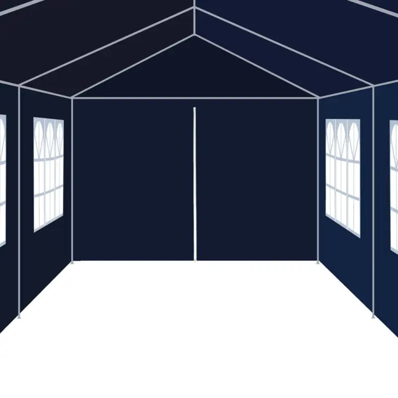 Zware regen bestendige partytent voor tuinfeest en terrasgebruik - Blauw - Partytenten & prieëlen