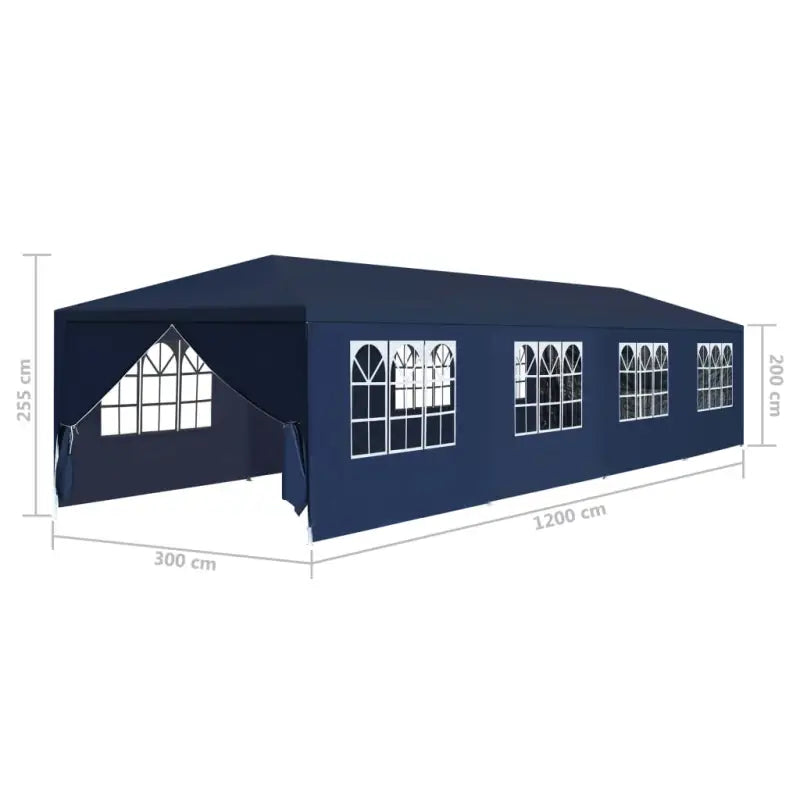 Zware regen bestendige partytent voor tuinfeest en terrasgebruik - Blauw - Partytenten & prieëlen