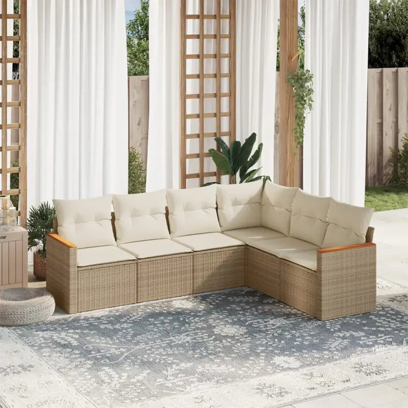 Zwart gepoedercoat staal tuinset met waterdichte tas voor ontspannen buitenleven - beige en crèmekleurig / Zonder tafel