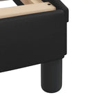 Zwart Liedbed met LED-verlichting en multiplex lattenbodem - Bedden & bedframes