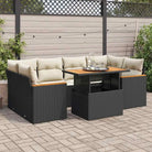 Zwart materiaal loungeset met waterdichte tas en gepoedercoat staal - Tuinsets