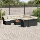 Zwart materiaal tuinset met waterdichte tas en gepoedercoat staal - Tuinsets