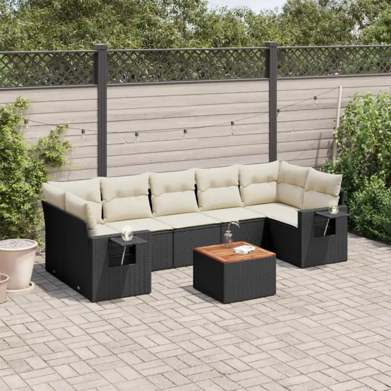 Zwart tuinset met gepoedercoat staal en waterdichte tas voor buiten - Tuinsets