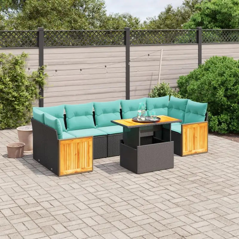Zwarte lounge set van gepoedercoat staal met comfortabele afmetingen zitting - Tuinsets