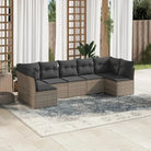 Zwarte loungeset met gepoedercoat staal en waterdichte tas voor buitenplezier - Grijs / Zonder tafel - Tuinsets