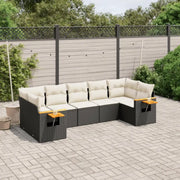 Zwarte tuin loungeset met waterdichte tas en gepoedercoat staal - Tuinsets