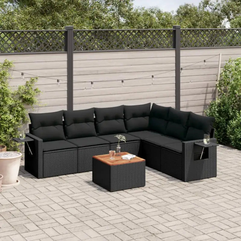 Zwarte tuinset met gepoedercoat staal en waterdichte tas - Tuinsets