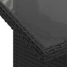 Zwarte tuinset van gepoedercoat staal voor buitencomfort en stijl - Tuinsets