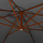 Zweefparasol met UV-bescherming en waterbestendige stof - Parasols en zonneschermen