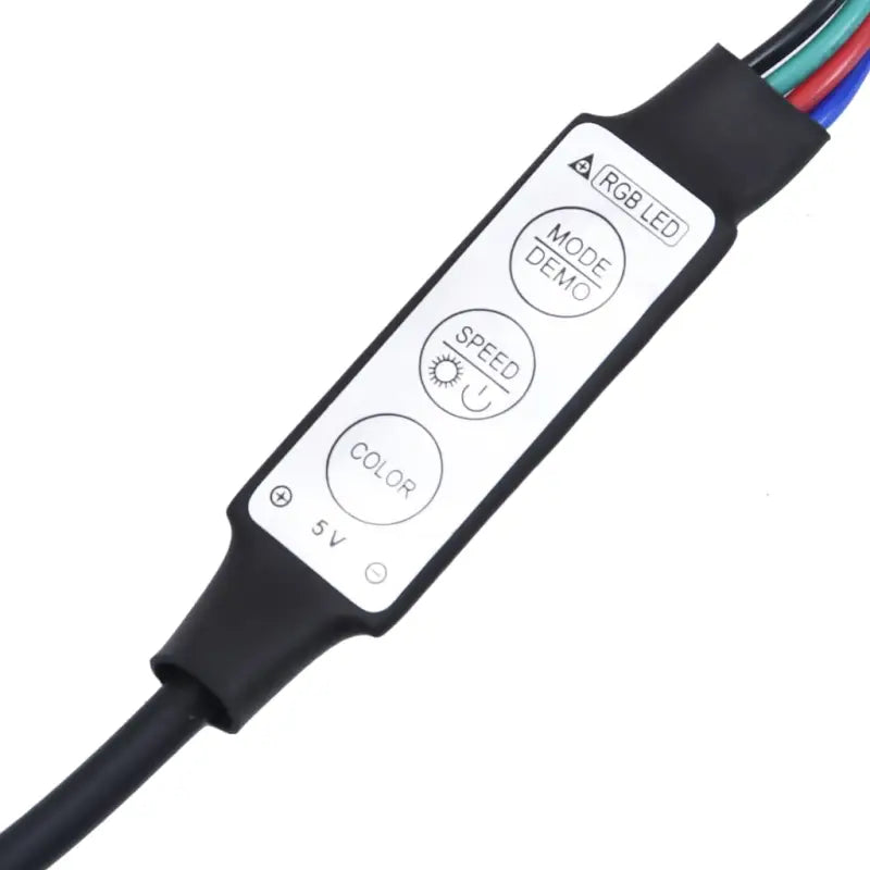 Zwevend tv-meubel met rgb led-verlichting en bewerkt hout - Tv-meubels