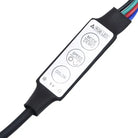Zwevend tv-meubel met rgb led-verlichting van bewerkt hout - Tv-meubels