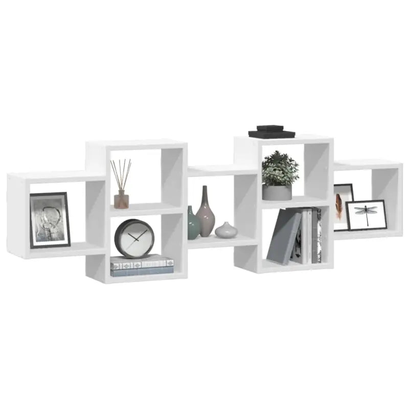 Zwevende schap van bewerkt hout voor maximale ruimtegebruik in huis - Wandplanken